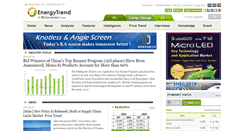 Desktop Screenshot of energytrend.com